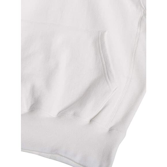 NWT Champion Men’s Reverse Weave Pullover Hoodie White Size L - Picture 3 of 3